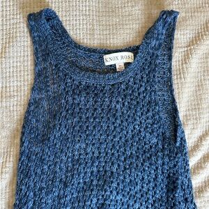 Knox Rose Women's Textured Knit Sweater in Blue